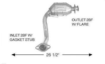 2001 MITSUBISHI MONTERO SPORT Discount Catalytic Converters