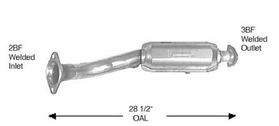 2002 HONDA CRV Discount Catalytic Converters