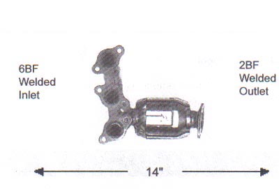 1998 TOYOTA CAMRY Discount Catalytic Converters