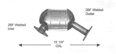 1999 SUBARU IMPREZA Discount Catalytic Converters