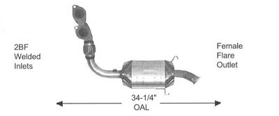 1997 SAAB 900 Wholesale Catalytic Converter