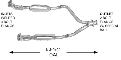 2000 LAND ROVER DISCOVERY Discount Catalytic Converters